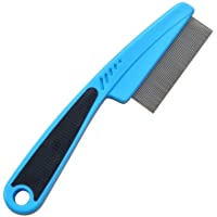 CerisiaAnn - Peine para Eliminar pulgas- protección Suave- Peine para peluquería- Anudado- Mango de fácil Agarre- peines…